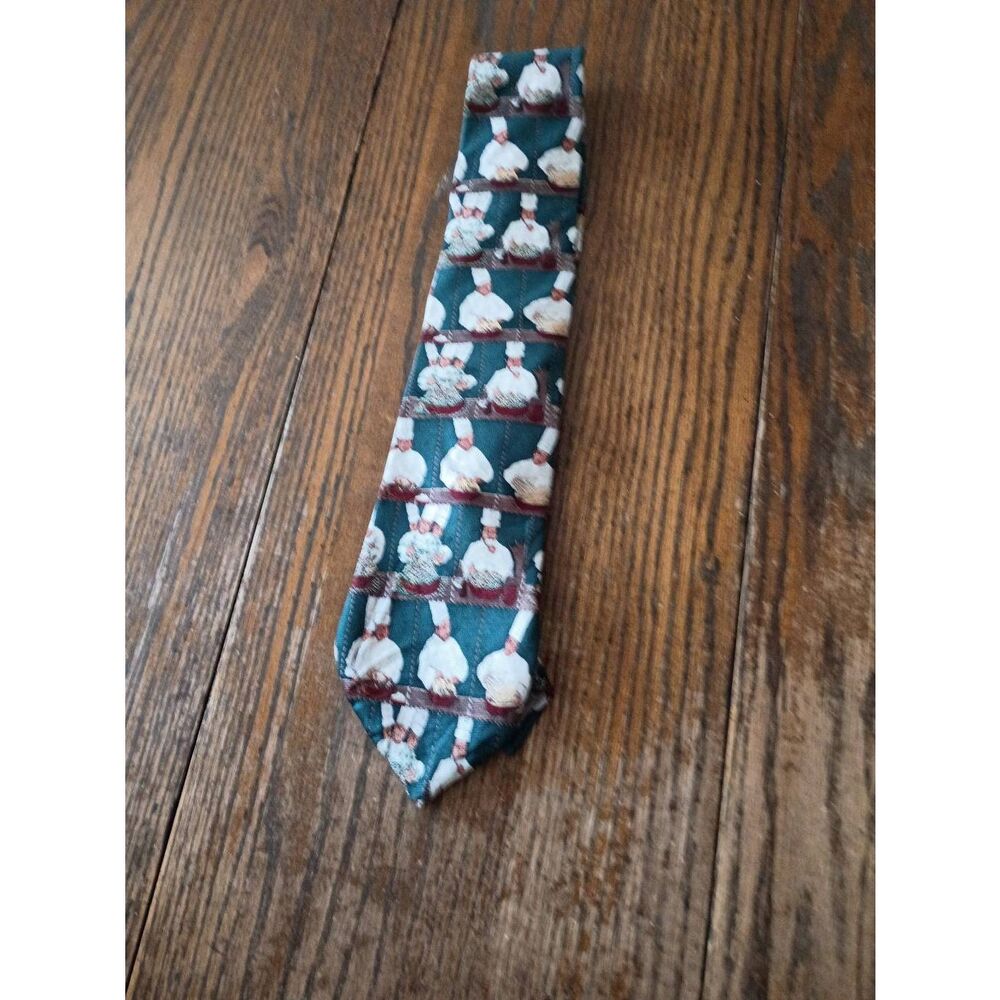 Vintage 1994 Reyn Spooner Hawaiian Traditionals Cesar Salad Neck Tie Guy Buffet